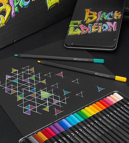 Crayons de couleur Faber-Castell - Triangulaire - 12 pièces - Mu