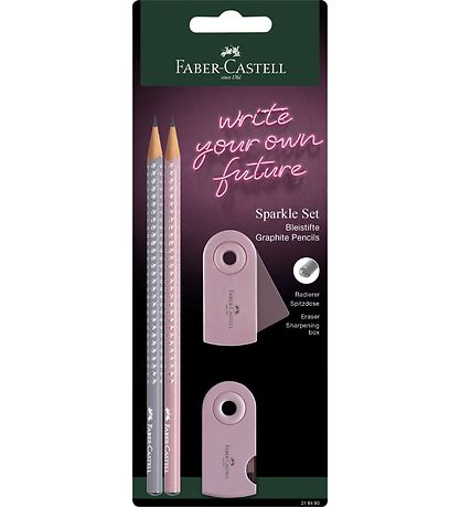 Faber-Castell Blyantsæt - Sparkle - 4 Dele Faber-Castell Blyantsæt - Sparkle - 4 Dele