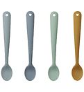 Liewood Spoons - Reeds - 4-Pack - Silicone - Blue Multi Mix