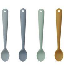 Liewood Skeer - Siv - 4-pak - Silikone - Blue Multi Mix Liewood Skeer - Siv - 4-pak - Silikone - Blue Multi Mix