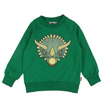 DYR Sweatshirt - Bellow - Green Triceratops
