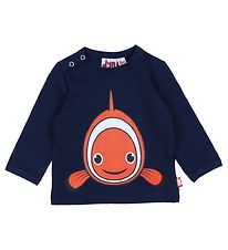 ANIMALS Blouse - DYRCritter - Navy Clown fish