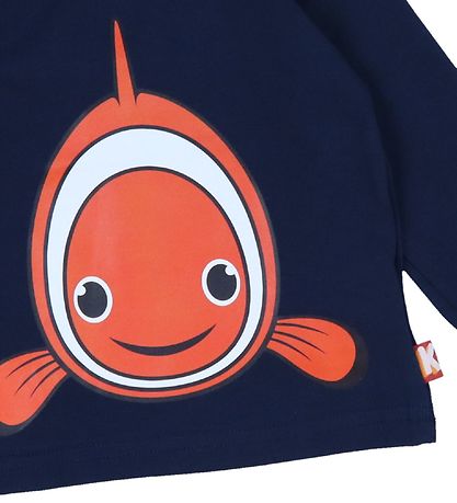 DYR Bluse - DYRCritter - Navy Klovnefisk