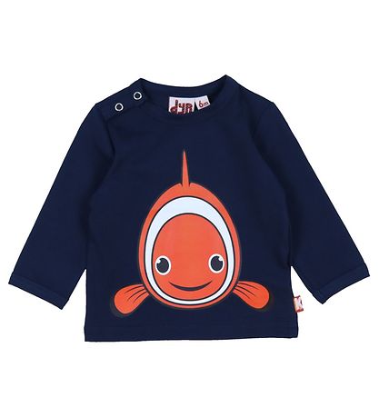 DYR Bluse - DYRCritter - Navy Klovnefisk