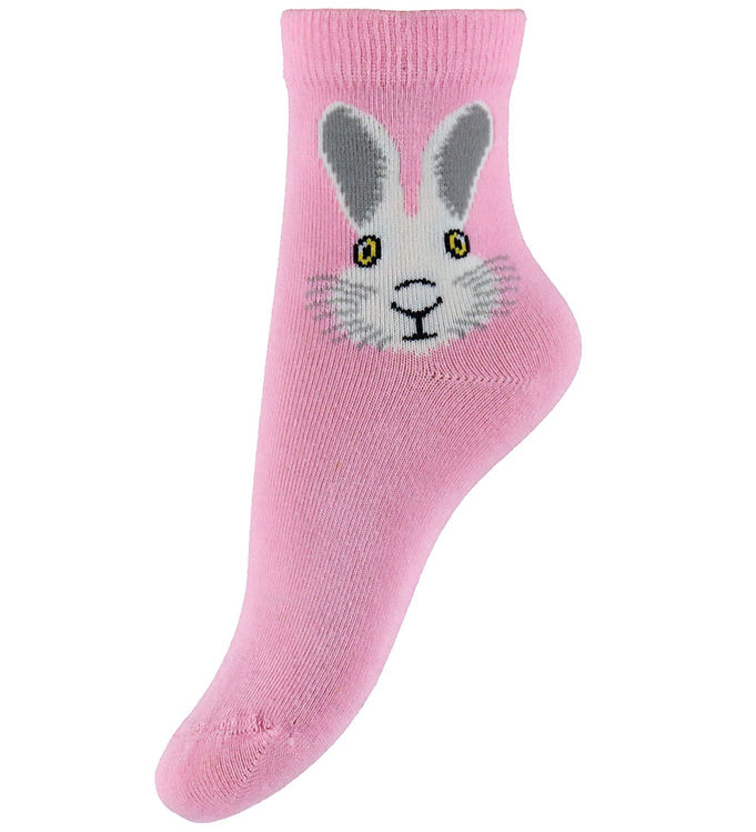 DYR-Cph Strømper - DYRGalop - Pastel Pink Vildkanin