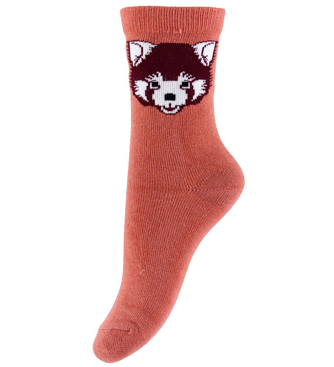 DYR-Cph Strømper - DYRGalop - Old Rose Rød Panda