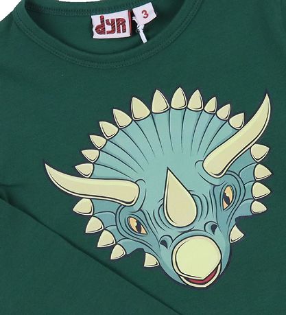 DYR Bluse - DYRRoar - Warm Khaki Triceratops