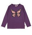 DYR Bluse - DYRRoar - Grey Mauve Sommerfugl