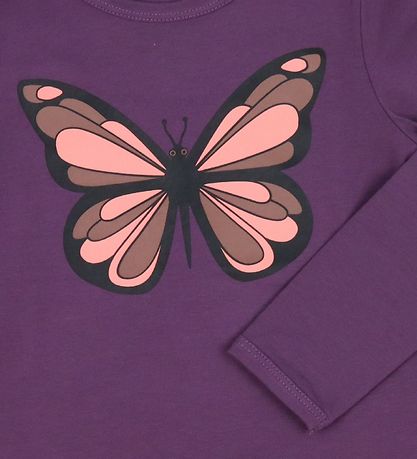 DYR Bluse - DYRRoar - Grey Mauve Sommerfugl