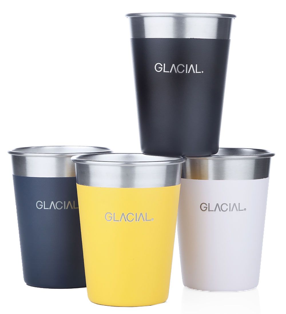 Glacial Becher - 4er-Pack - Mixed matte Farbe - Glacial - One Size - Becher