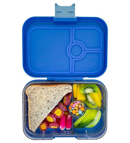 Yumbox Madkasse m. 4 Rum - Bento Panino - True Blue Shark