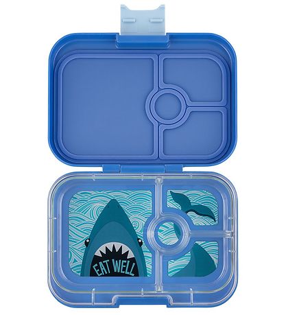 Yumbox Madkasse m. 4 Rum - Bento Panino - True Blue Shark