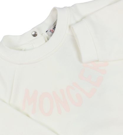 Moncler Sweatshirt - Hvid/Rosa