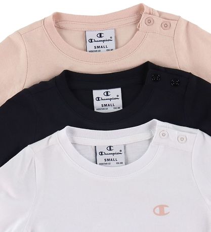 Champion Bluser - 3-Pak - Hvid/Sort/Rosa Champion Bluser - 3-Pak - Hvid/Sort/Rosa