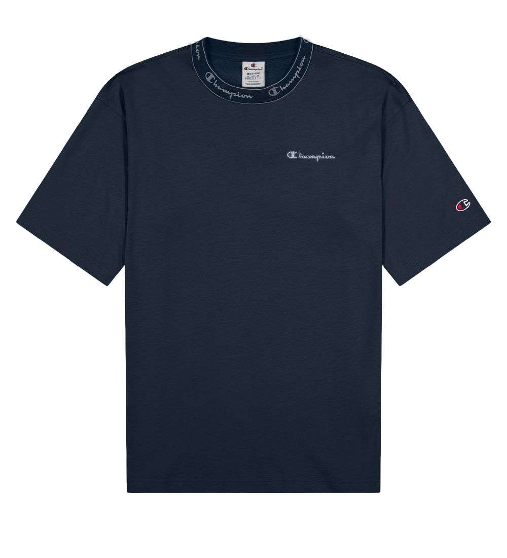 Champion Fashion T-Shirt - Navy - Champion - 16-18 jaar (176-188) - T-Shirts