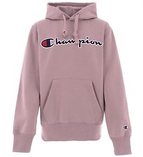 Champion Fashion Hættetrøje - Lavendel m. Logo Champion Fashion Hættetrøje - Lavendel m. Logo
