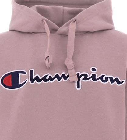 Champion Fashion Hættetrøje - Lavendel m. Logo