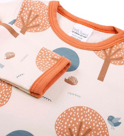 Freds World Kjole - Buttercream m. Træer Freds World Kjole - Buttercream m. Træer