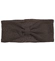 Racing Kids Pandebånd - Uld/bomuld - Chocolate Brown m. Sløjfe Racing Kids Pandebånd - Uld/bomuld - Chocolate Brown m. Sløjfe