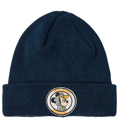 Bonnet Name It - NmmMickey - Tricoté - Mickey Mouse - Dark Sapph Bonnet Name It - NmmMickey - Tricoté - Mickey Mouse - Dark Sapph