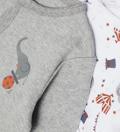 Name It Natdragt - Noos - 2-Pak - NbnNightsuit - Grey Melange Name It Natdragt - Noos - 2-Pak - NbnNightsuit - Grey Melange
