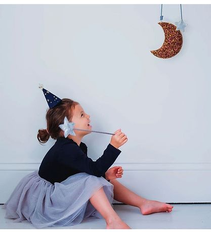 Mimi & Lula Tylskørt - Grå m. Guld Prikker