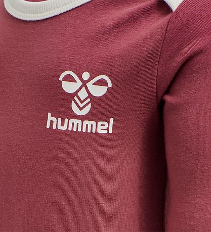 Body m/l Hummel - hmlMauilino - Rose Foncé Body m/l Hummel - hmlMauilino - Rose Foncé