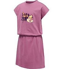 Hummel Kjole - hmlSpace Jam Twilight - Lilla m. Print