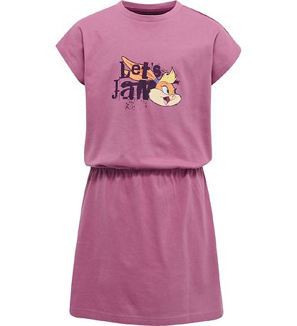 Hummel Kjole - hmlSpace Jam Twilight - Lilla m. Print