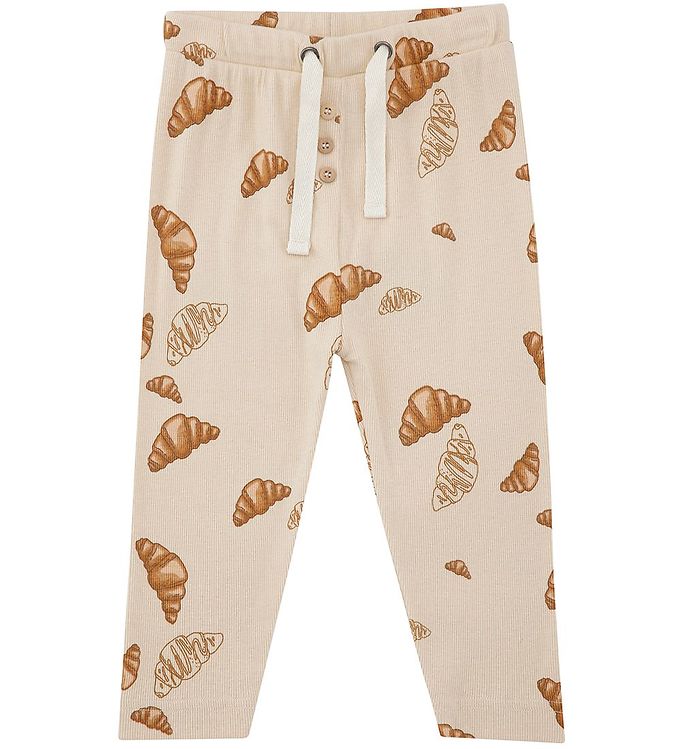 VACVAC Nixe Rib Bukser - Big Croissant Love