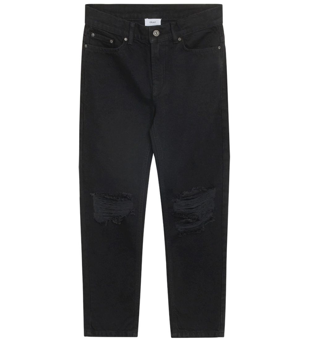 Grunt Jeans - Clint Ripped - Black - Grunt - 10 Jahre (140) - Jeans
