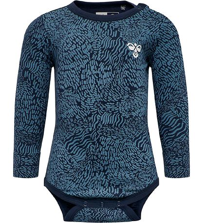 Hummel Body l/æ - hmlBONGO - Blå m. Mønster