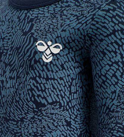 Body m/l Hummel - hmlBONGO - Bleu av. Motif Body m/l Hummel - hmlBONGO - Bleu av. Motif