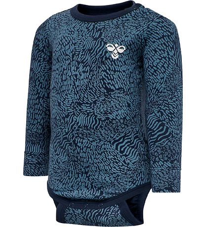 Hummel Body l/æ - hmlBONGO - Blå m. Mønster