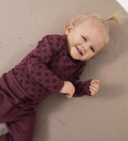 Hummel Body l/æ - hmlBAMBO - Uld - Mørk Rosa