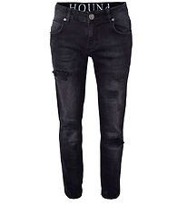 Hound Jeans - Wide - Trashed Black Denim Hound Jeans - Wide - Trashed Black Denim
