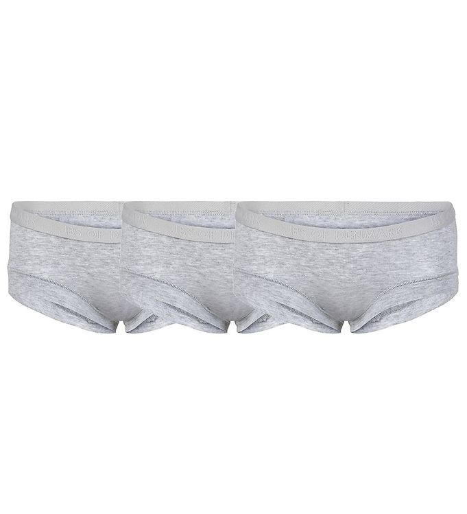 JBS Hipsters - 3-pak - Bambus - Grå