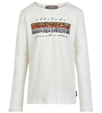 Creamie Bluse - Sequins - Cloud Creamie Bluse - Sequins - Cloud