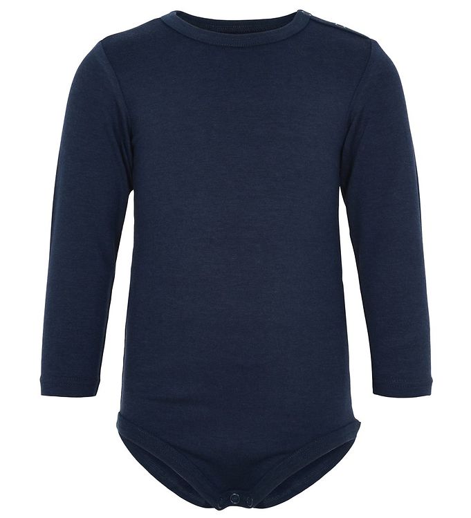 JBS of Denmark Baby Body i bambus - Navy - 56