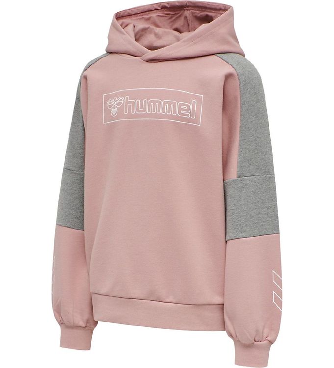 Hummel HMLBoxline Hættetrøje - Woodrose