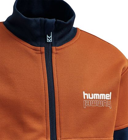 Hummel Cardigan - hmlJay - Navy/Orange