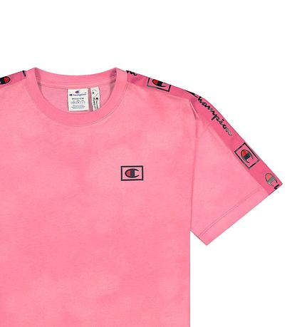 Champion Fashion T-Shirt - Lyserød m. Logo