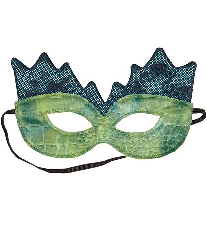 Souza Udklædning - Maske - Tyrannosaurus - Grøn/Blå