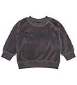 Petit by Sofie Schnoor Sweatshirt - Velour - Dark Grey Melange Petit by Sofie Schnoor Sweatshirt - Velour - Dark Grey Melange
