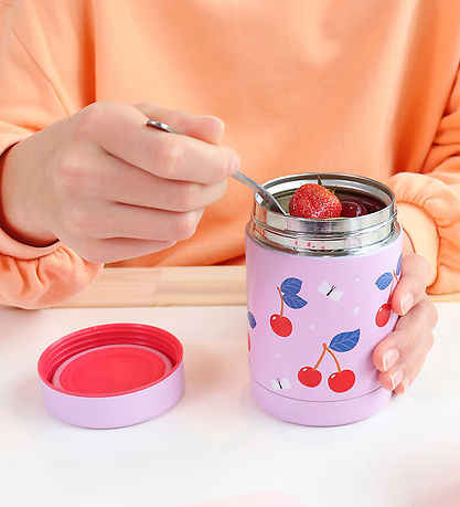 A Little Lovely Company Termobeholder - 300 ml - Cherries