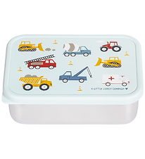 A Little Lovely Company Madkasse - Rustfrit Stål - Vehicles