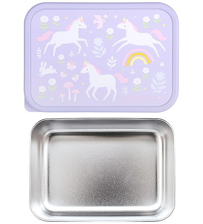 A Little Lovely Company Madkasse - Rustfrit Stål - Unicorn Dream
