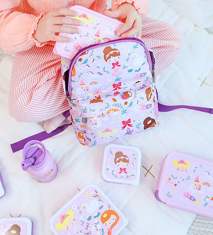 A Little Lovely Company Madkassesæt - 4 stk - Princesses