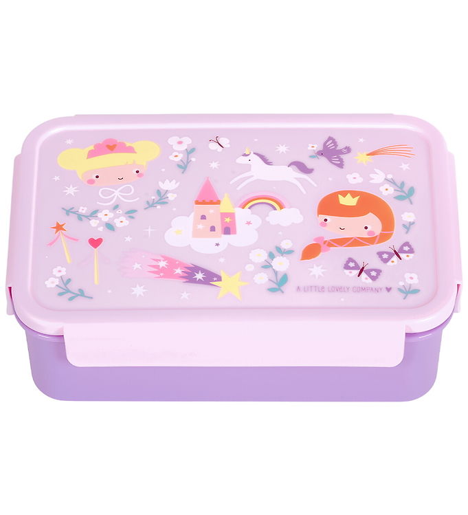 A Little Lovely Company Princesses - Bento Madkasse - Lilla
