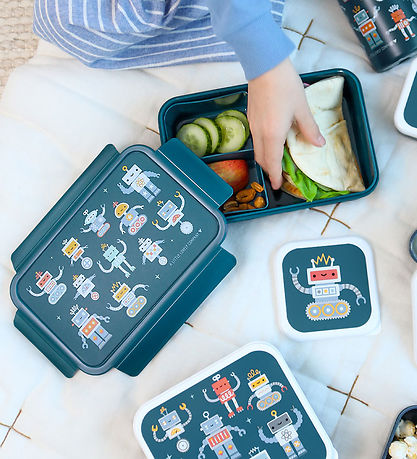 A Little Lovely Company Madkasse - Bento - Robots
